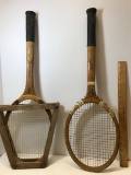 Pair of Vintage Tennis Rackets