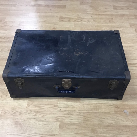 Early Tin Suitcase