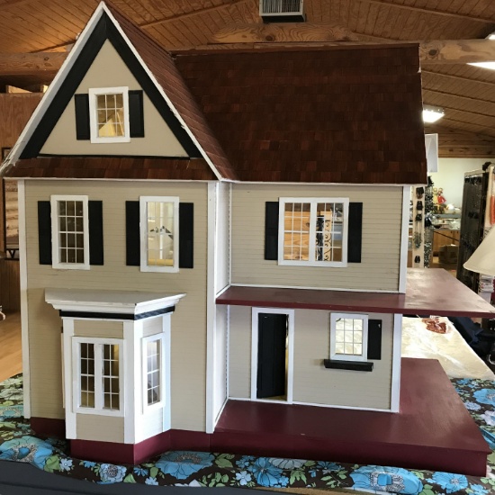 Awesome Large Wooden Hand Made Doll House