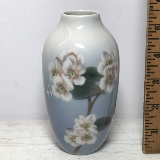 Vintage Royal Copenhagen Floral Vase - Made in Denmark