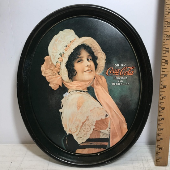 Coca-Cola Reproduction Tray of 1915 “Betty Girl”