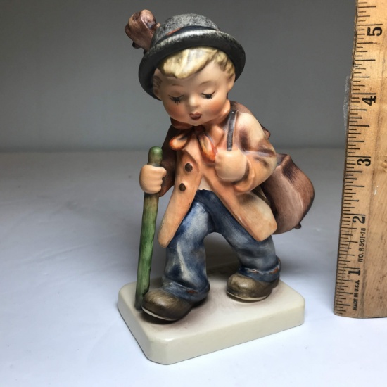 Vintage Hummel W. Germany  "LITTLE CELLIST" Boy w/Stylized Bee Mark