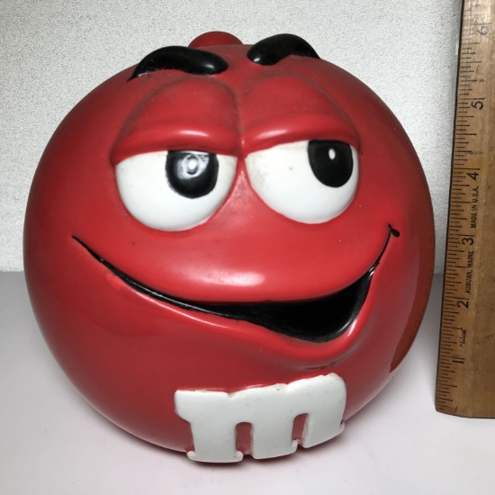 RED M&M Personal Size Lidded Jar by Gallerie