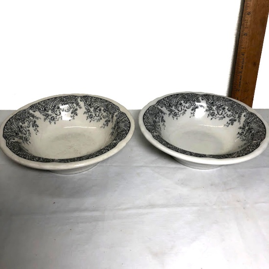 Floral Shenango China Bowls