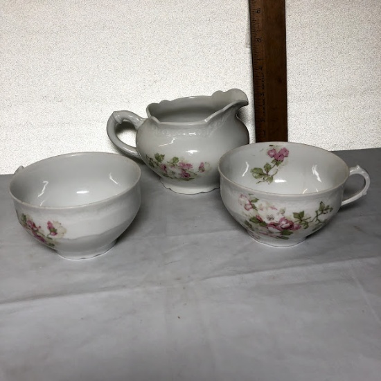 Vintage Royal Floral Creamer & Cups Made in Austria