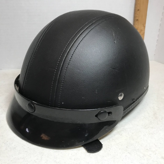 Black Motorcycle Helmet Size Large