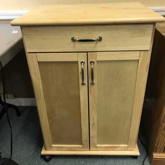Rolling Cabinet with Drawer