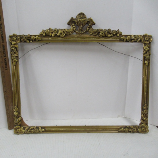 Ornate Wood Mirror Frame for 18" x 26" Glass