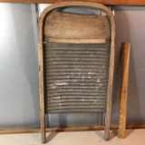 Antique Wooden Wash Board
