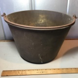 Large Vintage Copper Bucket