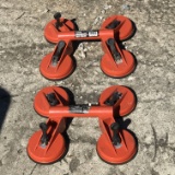Pair of 4 Head Suction Cup Dent Pullers