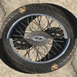 Harley Motorcycle Wheel & Tire with Disc Brake