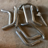 Lot of Misc Motorcycle Pipes, Parts & Covers