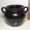 Vintage Pottery Double Handled Bean Pot