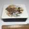 Vintage Fine Porcelain Dish with Lid & Duck Scene by Hyalyn