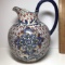 Hand Painted “Expressions” Pottery Pitcher