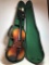Vintage Wooden Student Violin in Hard Case