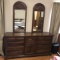 Vintage Link-Taylor Dresser with Double Mirrors
