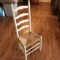 Vintage Painted Ladder Back Chair
