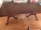 Vintage Duncan Phyfe Style Dining Table with Brass Claw Feet