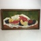 Framed Acrylic Fruit Painting