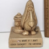 1964 “....So What If I Ain’t Good Lookin’? I’m Faithful” Dog Figurine