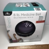 8 lb Fitness Medicine Ball by Crane in Box