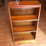 Vintage Wooden 3 Tier Bookcase