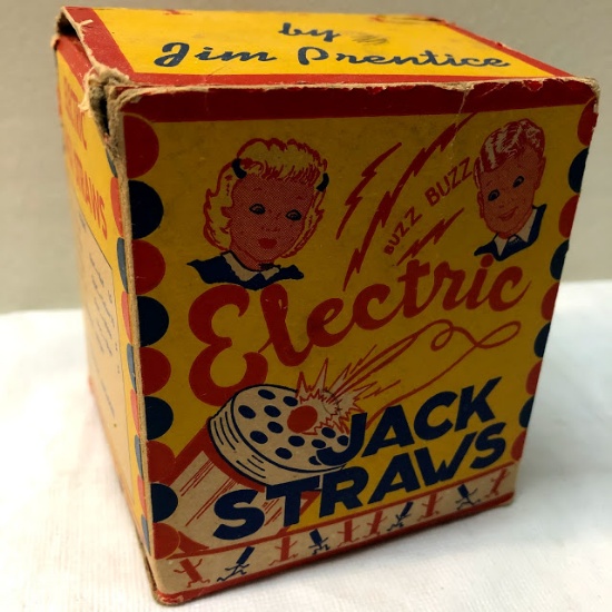 “Electric Jack Straw” Game in Original Box by Jim Prentice