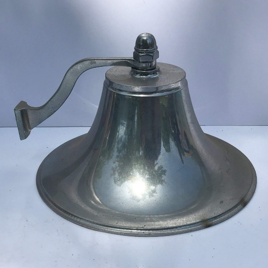 Vintage Firehouse Style Chrome Wall Bell