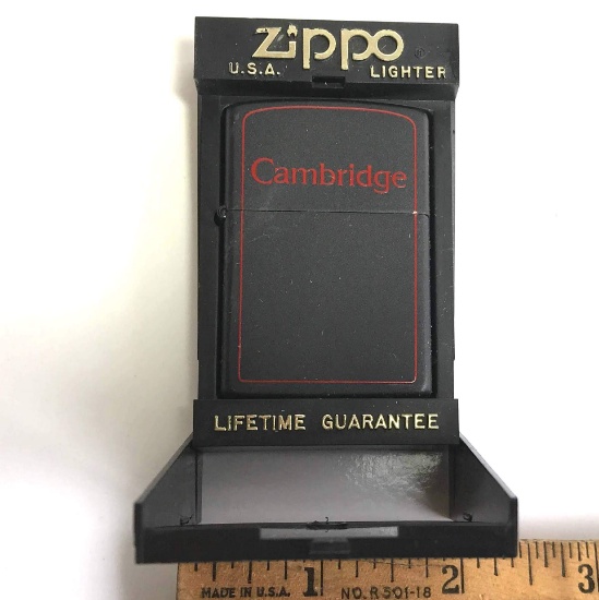 Vintage Zippo Lighter Cambridge