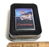 Vintage Zippo Lighter Cambridge Diner Scene