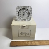 Mikasa Cut Glass Clock