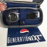 Pepsi Water Resistant Promotional Watch with Soft Case
