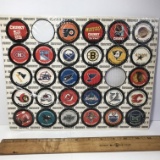 Lot of Vintage Promotional Hockey Pogs by Chunky