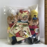 Set of “Snap, Crackle & Pop” Plush Dolls