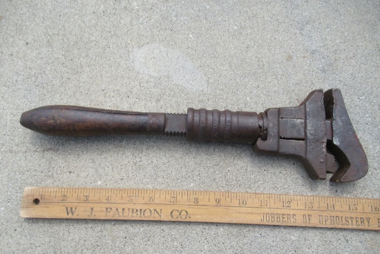 Railroad Combination Locomotive Pipe Wrench           Bemis & Call H. & T. Co. Springfield MA USA