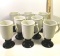 Set of Hall Ceramic Goblets with Handles