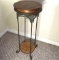 Metal and Wooden Plant Stand