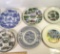Lot of 6 Vintage Souvenir Plates