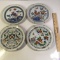 Set of 4 Oriental Plates on Hangers
