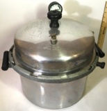 Large Burpee Aristocrat Pressure Cooker. Looks complete.