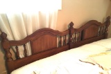 King Size Wooden Headboard with Metal Frame