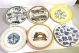 Lot of 6 Vintage Souvenir Plates