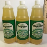 Lot of Three 32 oz. bottles of “The Original Degreaser” by Stanley Home Products. New