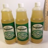 Lot of Three 32 oz. bottles of “The Original Degreaser” by Stanley Home Products. New