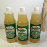 Lot of Three 32 oz. bottles of “The Original Degreaser” by Stanley Home Products. New