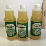 Lot of Three 32 oz. bottles of “The Original Degreaser” by Stanley Home Products. New