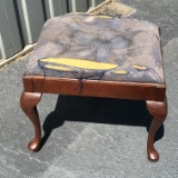 Vintage Queen Anne Style Foot Stool