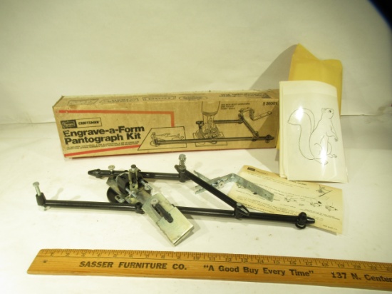 Sears Craftsman Engrave A Form Pantograph Kit